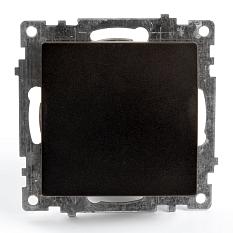 Stekker Катрин черный выключатель 1сп прох GLS10-7105-05 39604