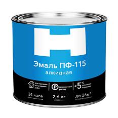 Эмаль ПФ-115 желтая 2,6кг /6/ H/V/Престиж 
