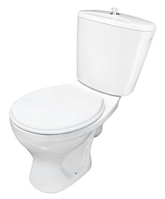 Унитаз-компакт Универсал белый б/п+сиденье+арм в775*д610*ш360