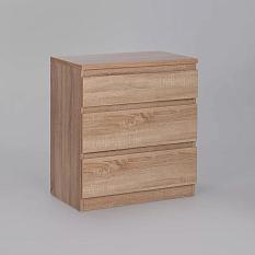 Комод Кастор 3 ящика ш650*г396*в716 сонома /2.03.02.060.3/