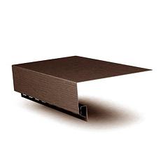 Сайдинг стеновой Fine Ber Околооконная планка Могано/Эконом коричневый 3,0*0,16*0,07м /6/ 