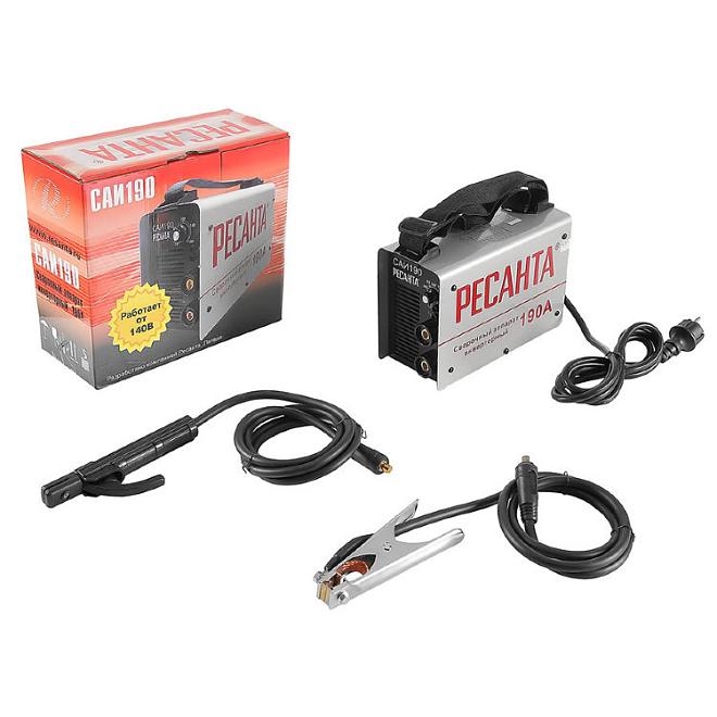 Сварочный аппарат/инверторный Ресанта САИ 190 220в до 5мм 10-190а