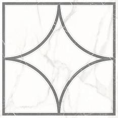 Керамогранит декор ЛБ Керамика Каррара Нова белый 45*45 7346-0002 /4/