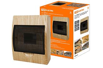 Бокс пластик ЩРН-П 6 мод с дверцей СОСНА IP41 200х148х146 SQ0901-0013