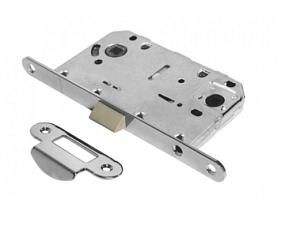 Замок врезной L2050 GR графит прям планка пластик защелка фиксатор