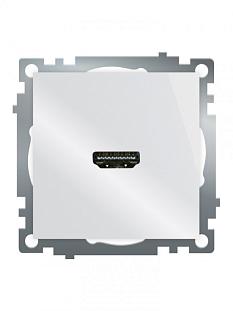 Stekker Катрин белая розетка 1сп TV HDMI 2.1 GLS00-7118-01 50058