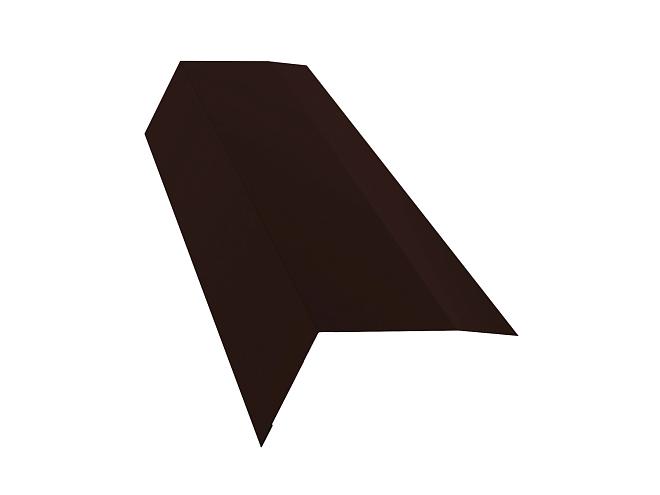 Планка карнизная 100*69*2000мм RAL 8017 шоколад