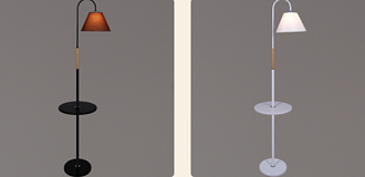 Торшер 01719 WH