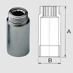 Фитинги нлх Удл гайка 1/2" на 20мм /10/20/280/