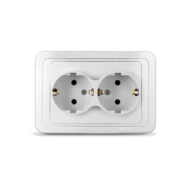 Валери белая розетка 2сп евро В0128/10/