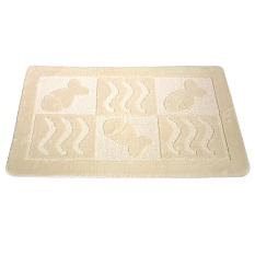 Коврик на резиновой основе Турция Flo 60*100 1 предм 3006 карамель