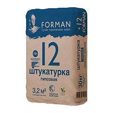 Штукатурка Forman 12 машинного нанесения 30кг /50/