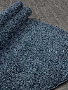 Ковер Пушистики Макао 1*2 S600 син ОВАЛ