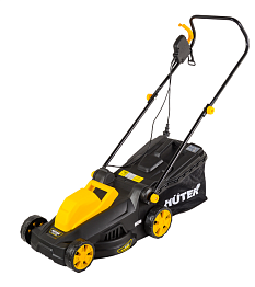 Газонокосилка электрическая Huter 1400Вт ELM1400T 38см 5ур 35л травосборник ткань