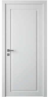 Дверное полотно экошпон М601 шагрень белая ДГ 200*60 глухое