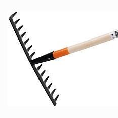 Грабли 14 зубьев прямые с деревянным черенком /33301-01/