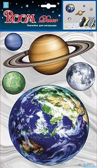 Наклейки для декора 2901 планеты голограмма