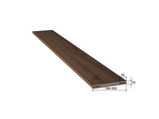 Добор 10см экошпон цвет медовое дерево под телескоп нал 2,07м к Соло 2 /5/