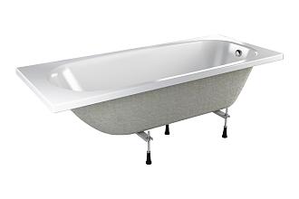 Ванна акрил Шторм белая 1,5м ножки V-150л в623ш700г400мм