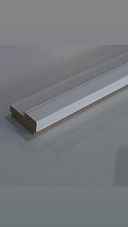 Коробка экошпон цвет ясень белоснежный 2,07м 70*30*30*10*40мм под телескоп нал к 61,Л1,45 /5/