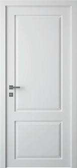 Дверное полотно экошпон М602 шагрень белая ДГ 200*80 глухое