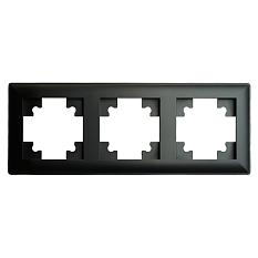 Stekker Катрин черная установочная рамка 3-я PFR00-7003-05 39814