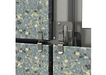 Крепежный кляммер рядовой 70*10 *1,2мм оцинкованный