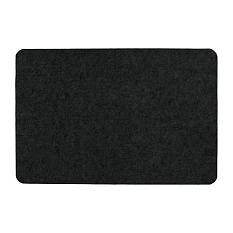 Коврик резиновый придверный ворсовой Slim черный 40*60 /24386/15/