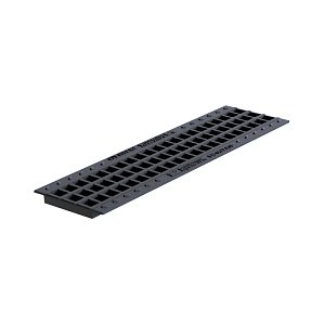 Решетка Aquastock 310030А пластиковая ячеистая 50*13,5 DN100 д500 ш135 в15мм  — фото в Интердекор