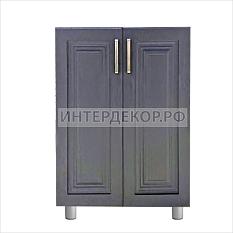 Мебель для кухни фреза Квадро африканский лапачо графит стол ТРМ-800 ш800х466х850 лдсп 