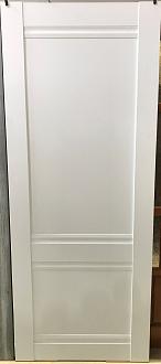 Дверное полотно экошпон М221 цвет эмалит белый ДГ 200*60 