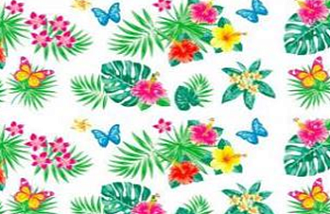 Клеенка Пикник Тропики без основы ширина 1,2м