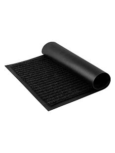 Коврик резиновый придверный ворсовой черный 40*60 /К40-60/Ч/10/