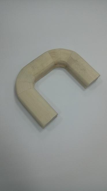 Поворот для перил 360гр 40*70мм