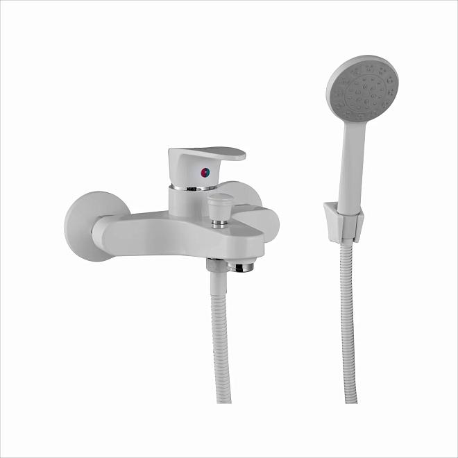 Смеситель PLStart ванна PL3205-8 белый