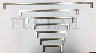 Ручка-скоба 160мм прямая брус мат хром 2307