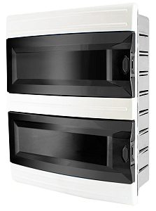 Бокс пластик ЩРВ-П 24 мод с дверцей IP41 327х301х104 SQ0902-0106/SQ0901-1206/39187/39655 — фото в Интердекор