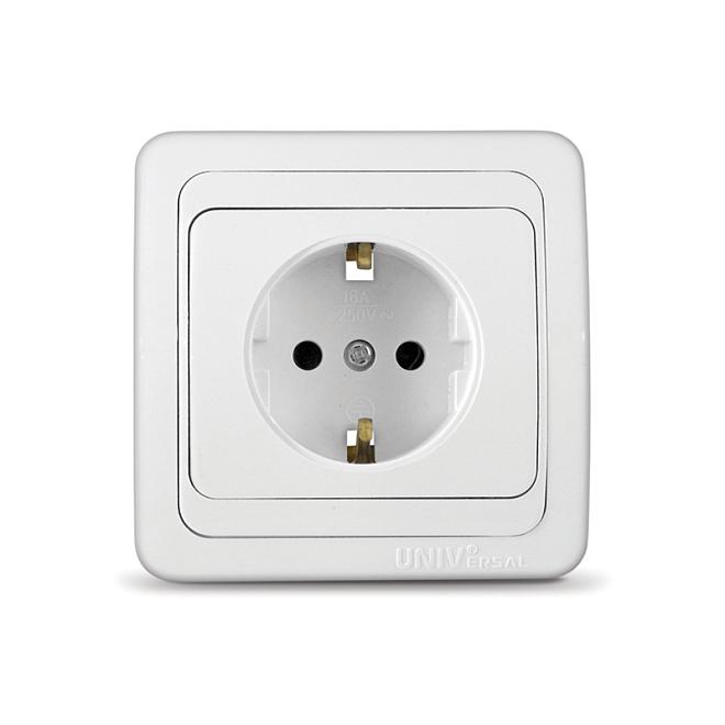 Валери белая розетка 1сп евро В0028/10/