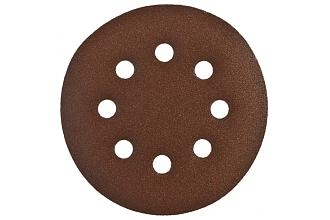 Шлифкруг 125мм зернистый 240 для опорной тарелки на липучке 35350-125-240/39789