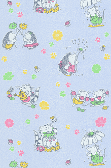 Обои AS Минск Vilia виниловые 0,53*10м 2046-81 Ежики /12/