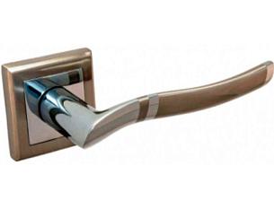 Ручки раздельные A 277 HH/PC бел никель/хром /Palidore/ ///