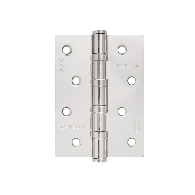 Петля 4-4ВВ ЭКО сталь /100*75*2,5/CHP хром б/колп универс 