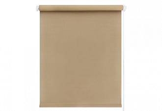 Рулонные шторы мини Ролета Блэкаут латте 57х175