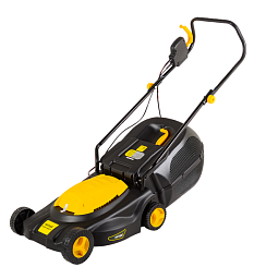 Газонокосилка электрическая Huter 1400Вт ELM1400P 38см 3ур 40л травосборник пластик