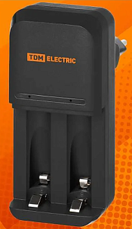 Зарядное устройство для аккумуляторов 2xAA/AAA ТДМ 4021 SQ1702-0108