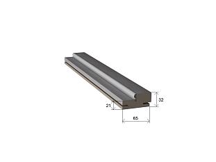 Коробка экошпон цвет бетон белый 2,07м 70*38*32*10*40мм под телескоп нал к М72 