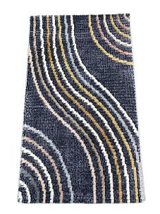 Ковер Дария 0,6*1 L439A темно-син/бел