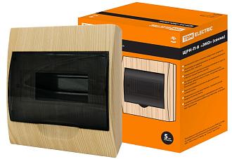 Бокс пластик ЩРН-П&nbsp;&nbsp;8 мод с дверцей СОСНА IP41 200х184х146 SQ0901-0014