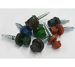 Саморез кровельный RAL 3005/красное вино 4,8*35мм&nbsp;&nbsp;