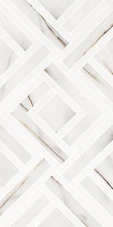 Керамическая плитка стена Азори Calacatta Royal Geometria 31,5*63